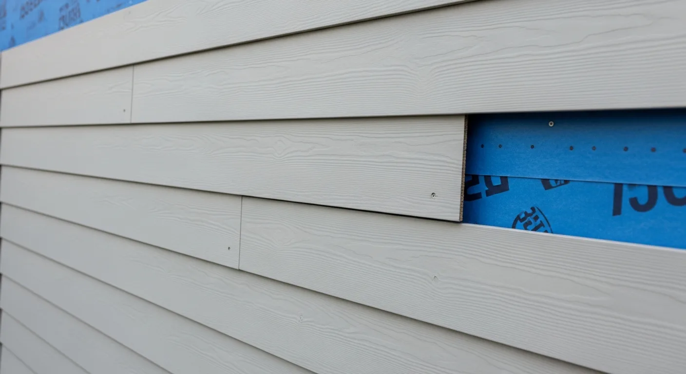 Crew installing new fiber cement siding on a California home during the cladding stage of a re-side