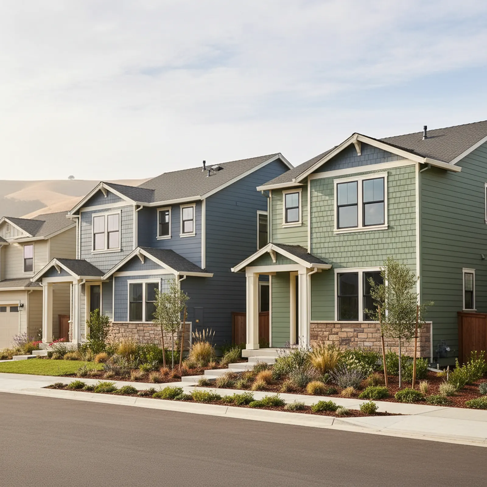 Fiber Cement Siding in American Canyon, CA Fiber Cement Siding for newer master-planned tracts in American Canyon, California