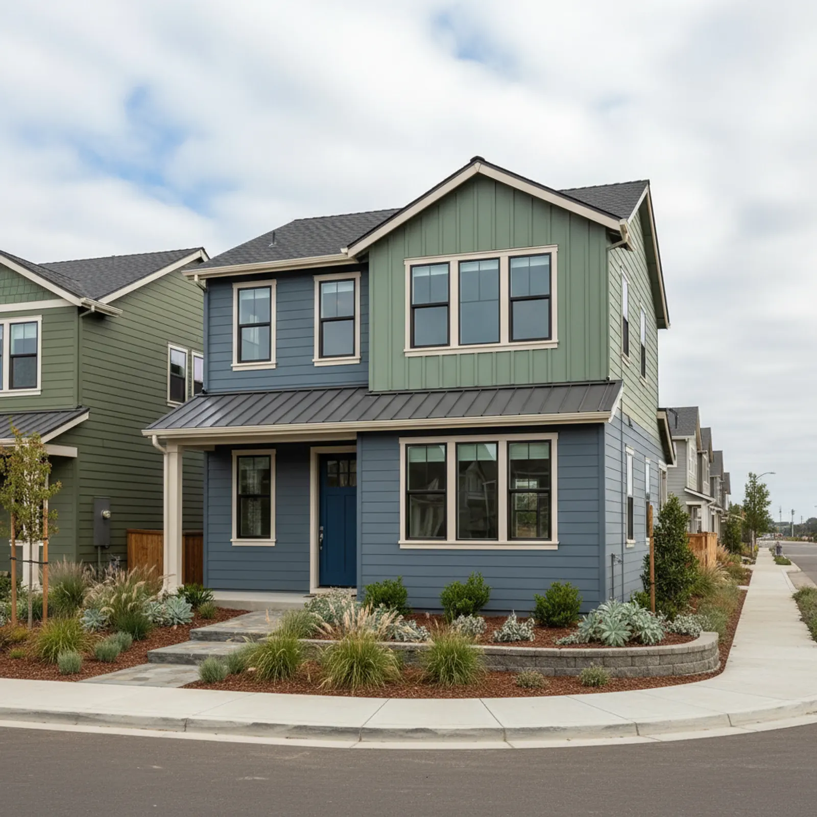 Fire-Resistant Siding in American Canyon, CA Fire-Resistant Siding for newer master-planned tracts in American Canyon, California
