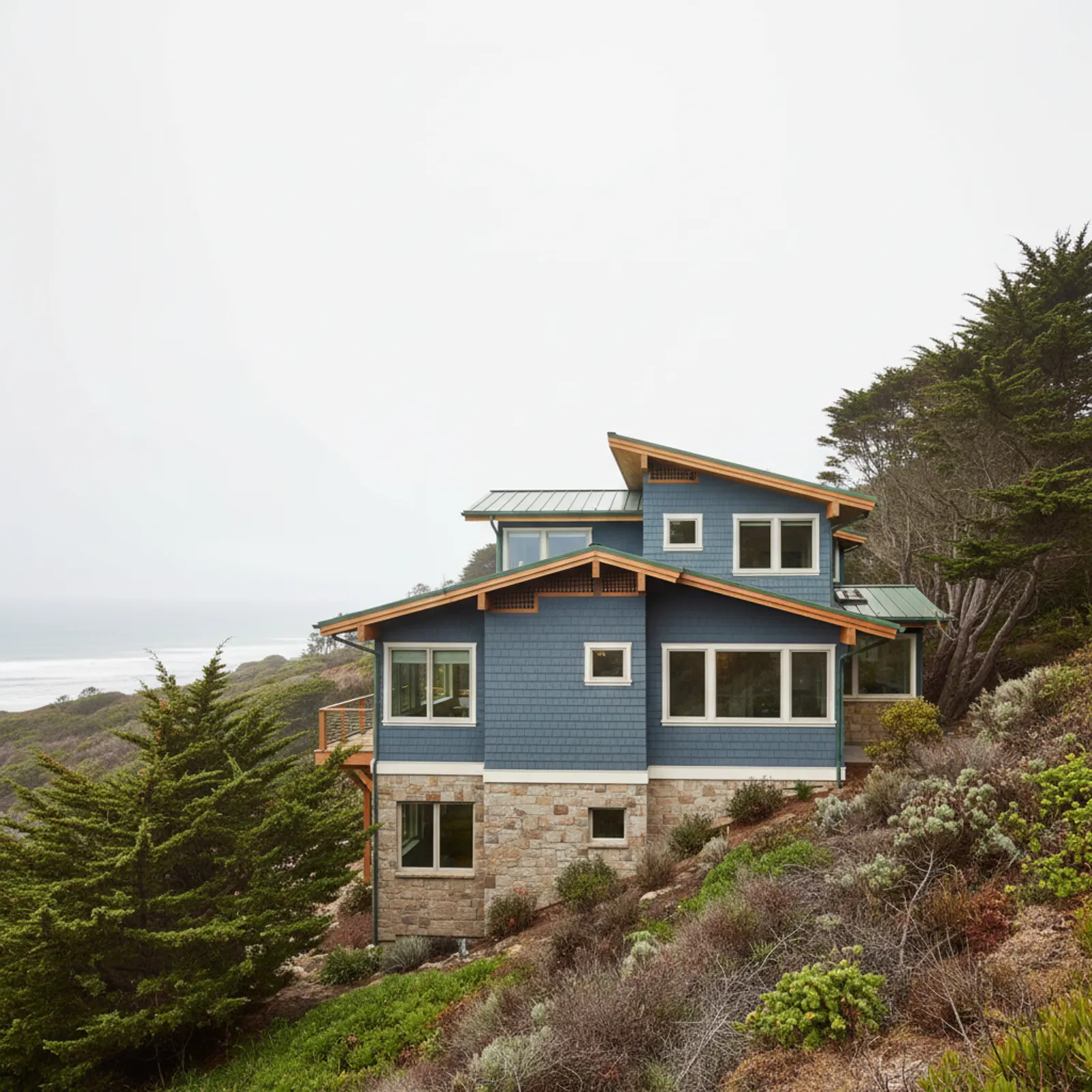 Fire-Resistant Siding in Aptos, CA Fire-Resistant Siding for coastal and hillside custom homes in Aptos, California
