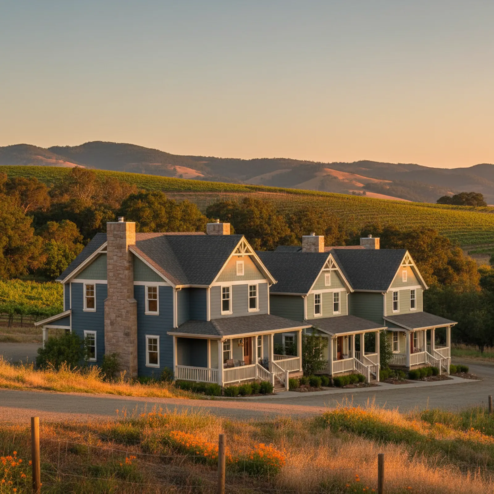 James Hardie Siding in Calistoga, CA James Hardie Siding for historic resort-town homes in Calistoga, California