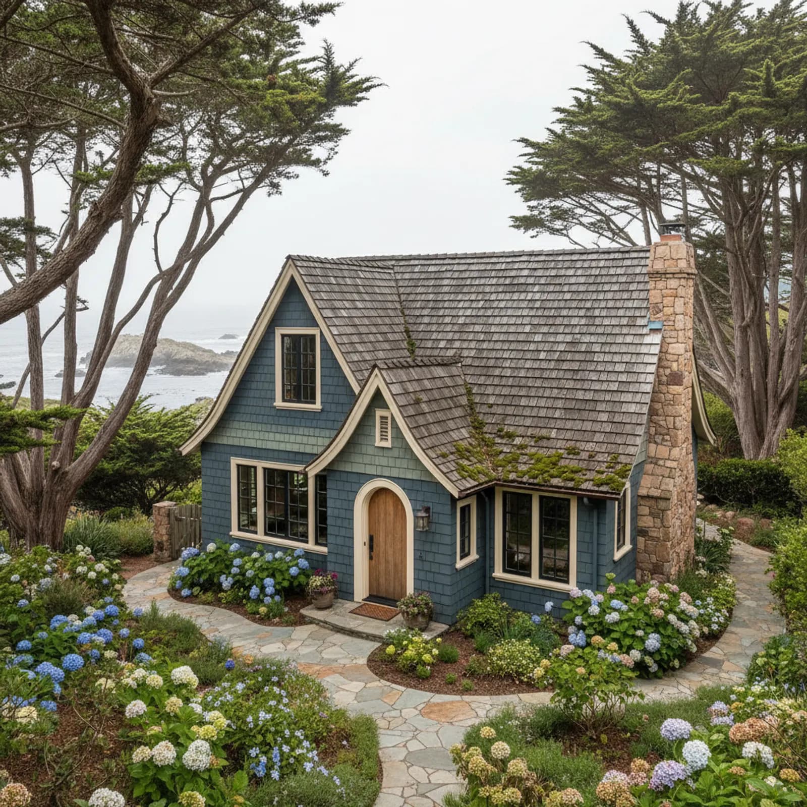 Fiber Cement Siding in Carmel-by-the-Sea, CA Fiber Cement Siding for storybook cottages in Carmel-by-the-Sea, California