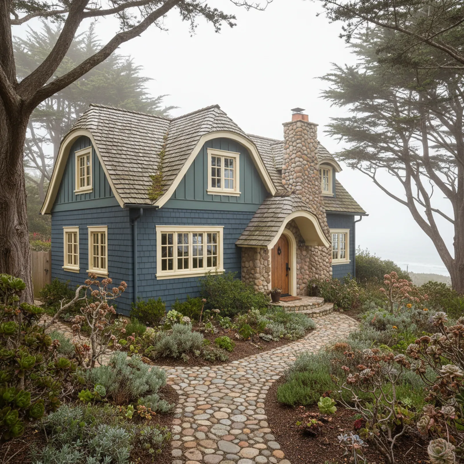 James Hardie Siding in Carmel-by-the-Sea, CA James Hardie Siding for storybook cottages in Carmel-by-the-Sea, California