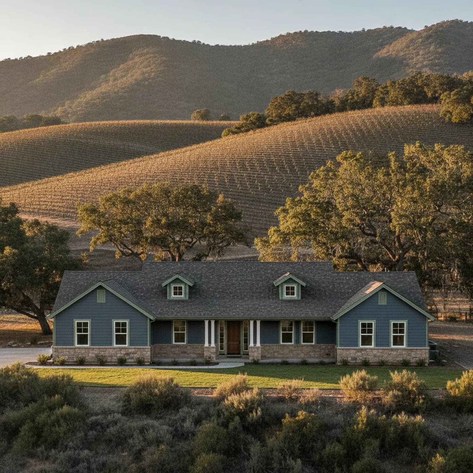 Siding in Carmel Valley, CA Siding for ranch homes on acreage in Carmel Valley, California