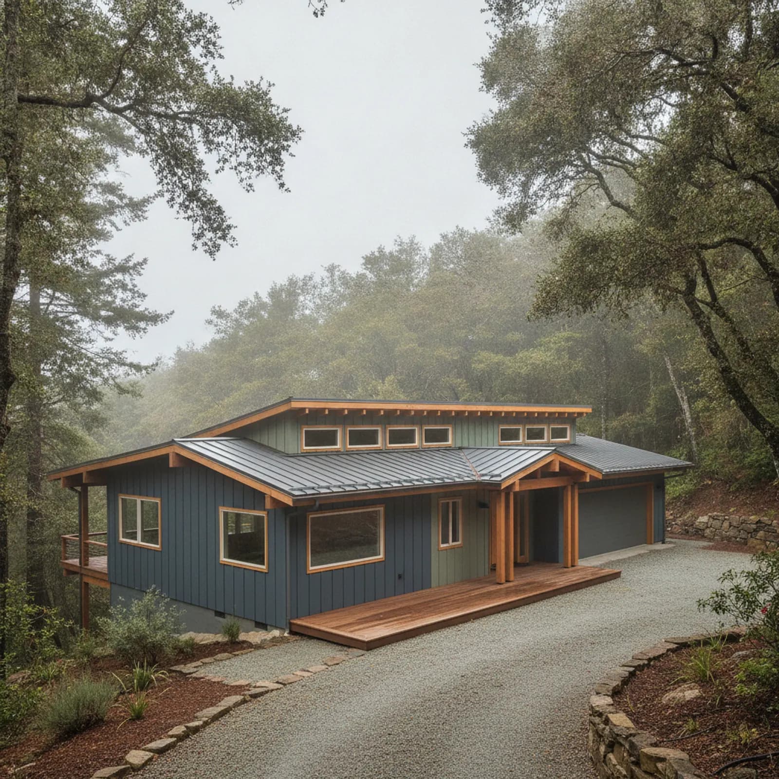 Exterior Contractor in Corralitos, CA Exterior Contractor for wooded foothill custom homes in Corralitos, California