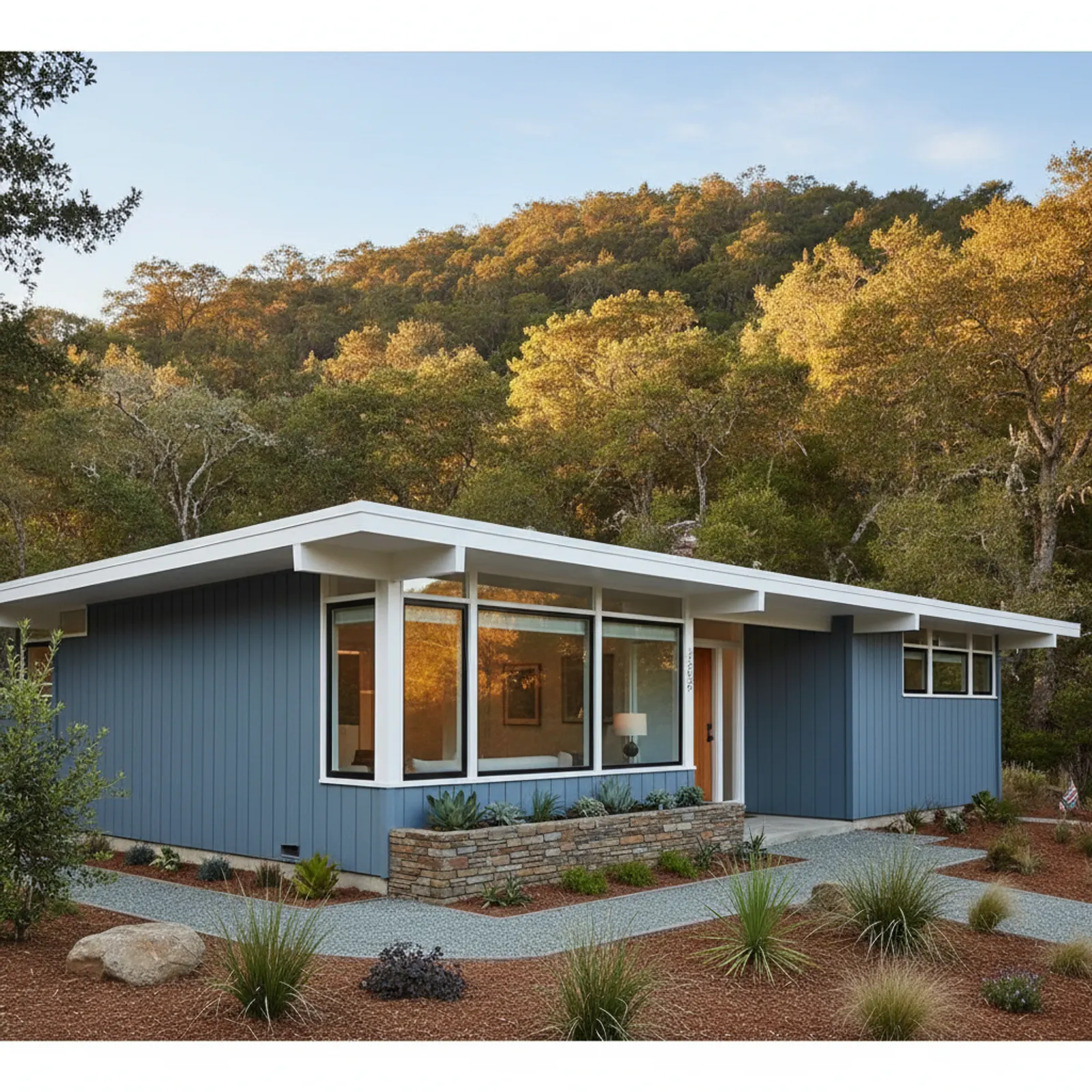 Fiber cement re-side, Corte Madera CA Moisture-managed, fire-aware fiber cement siding on a Corte Madera California home