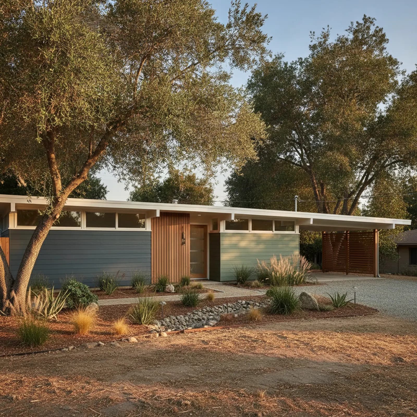 Siding in Davis, CA Siding for mid-century ranch and Eichler-influenced homes in Davis, California
