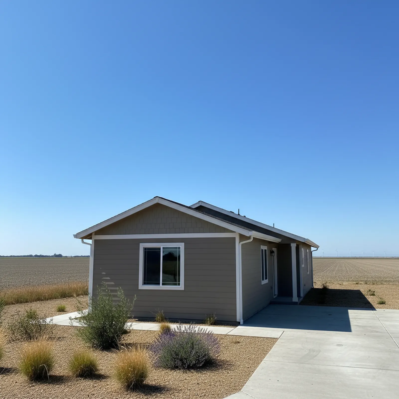 Fiber cement re-side, Dixon CA Heat- and wind-durable fiber cement siding on a Dixon California home