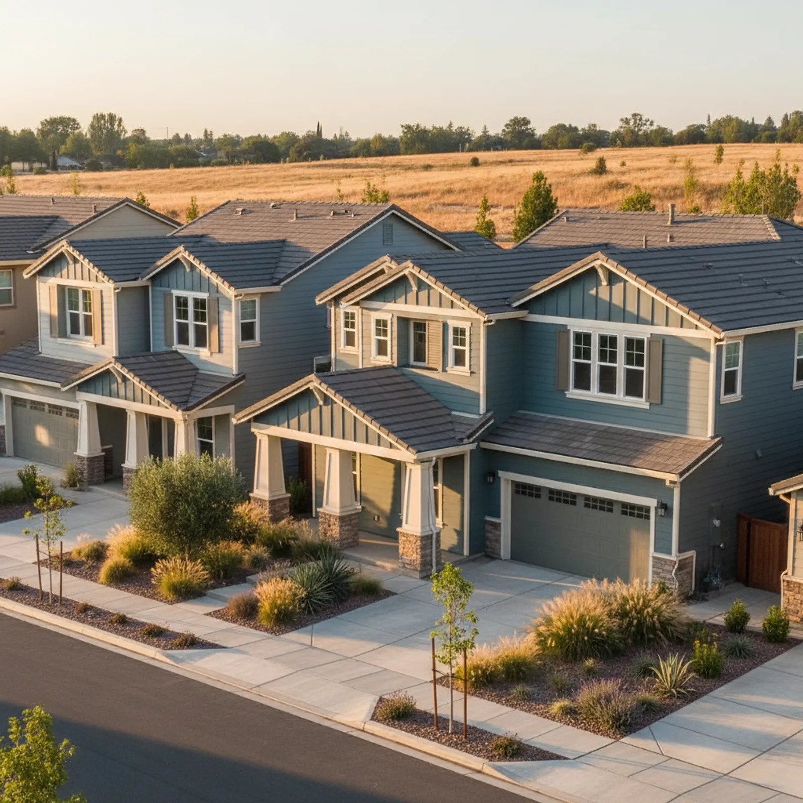 James Hardie Siding in Elk Grove, CA James Hardie Siding for large 2000s master-planned tracts in Elk Grove, California