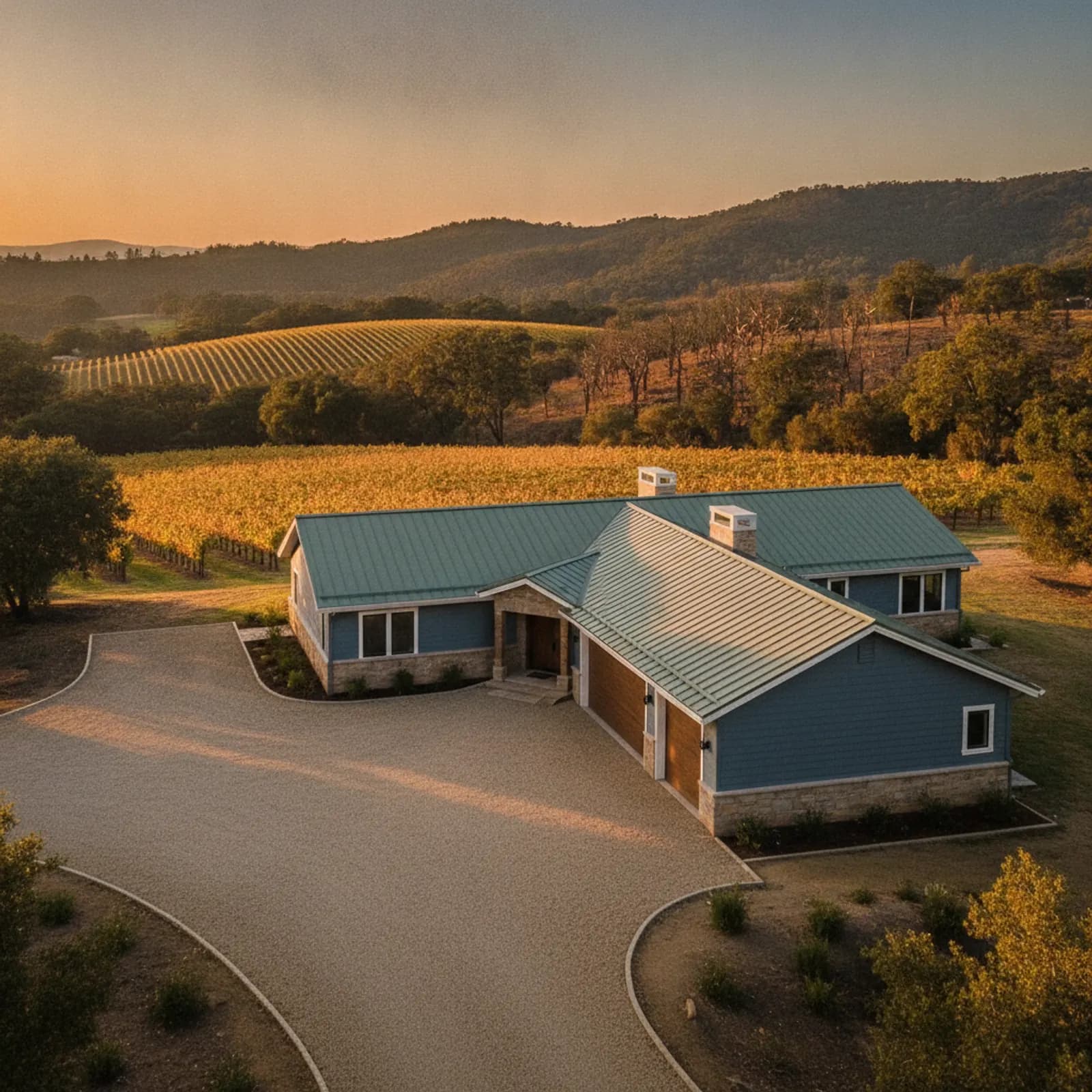 Fire-Resistant Siding in Glen Ellen, CA Fire-Resistant Siding for Sonoma Valley estates and custom homes in Glen Ellen, California