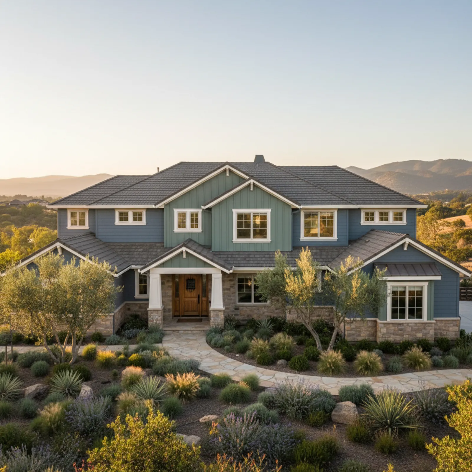 James Hardie Siding in Granite Bay, CA James Hardie Siding for large custom estates in Granite Bay, California