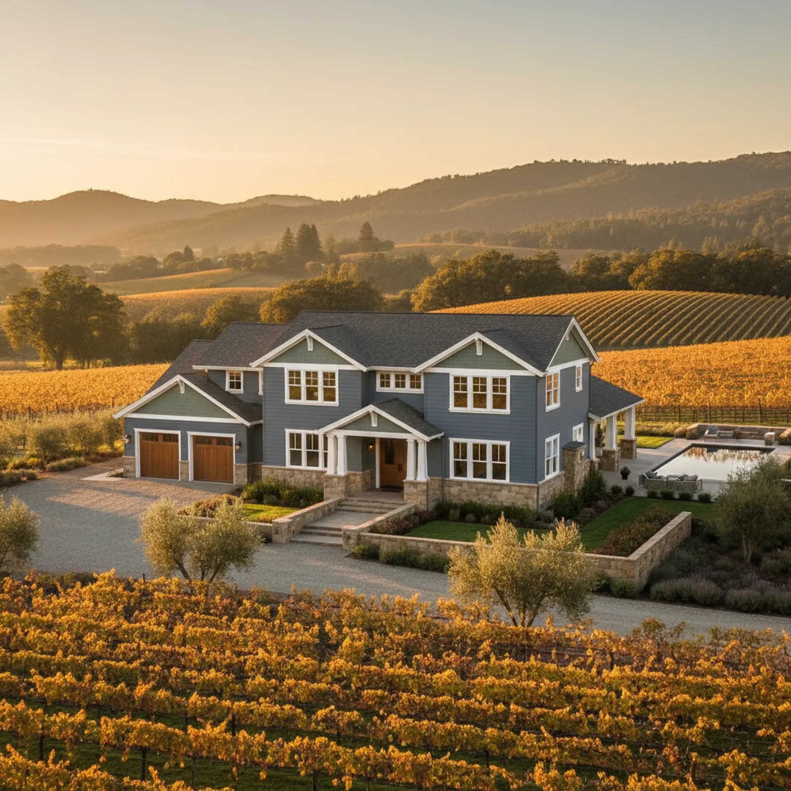Siding in Healdsburg, CA Siding for premium wine-country estates in Healdsburg, California