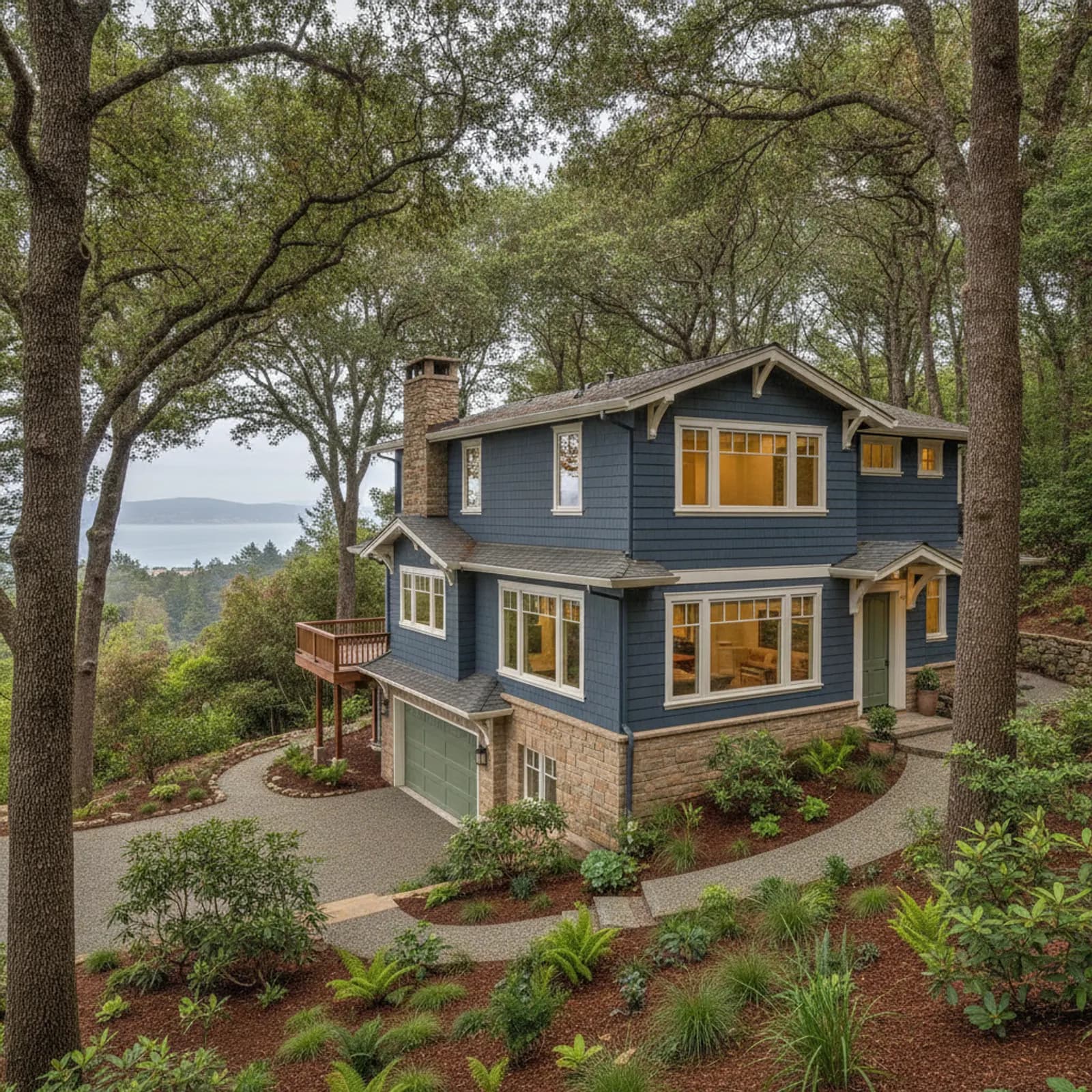 Siding in Kentfield, CA Siding for wooded-hillside custom estates in Kentfield, California