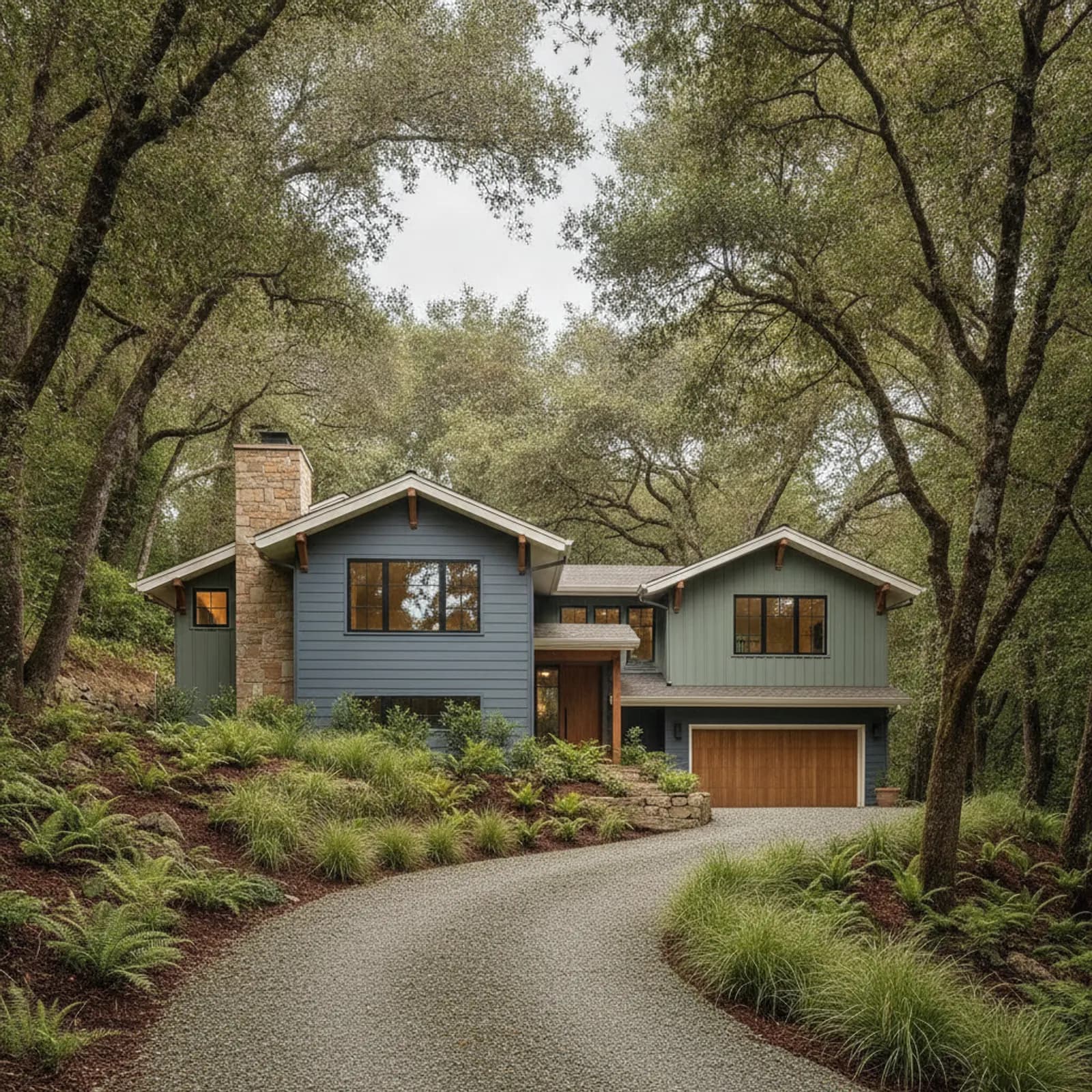 Window Replacement in Kentfield, CA Window Replacement for wooded-hillside custom estates in Kentfield, California