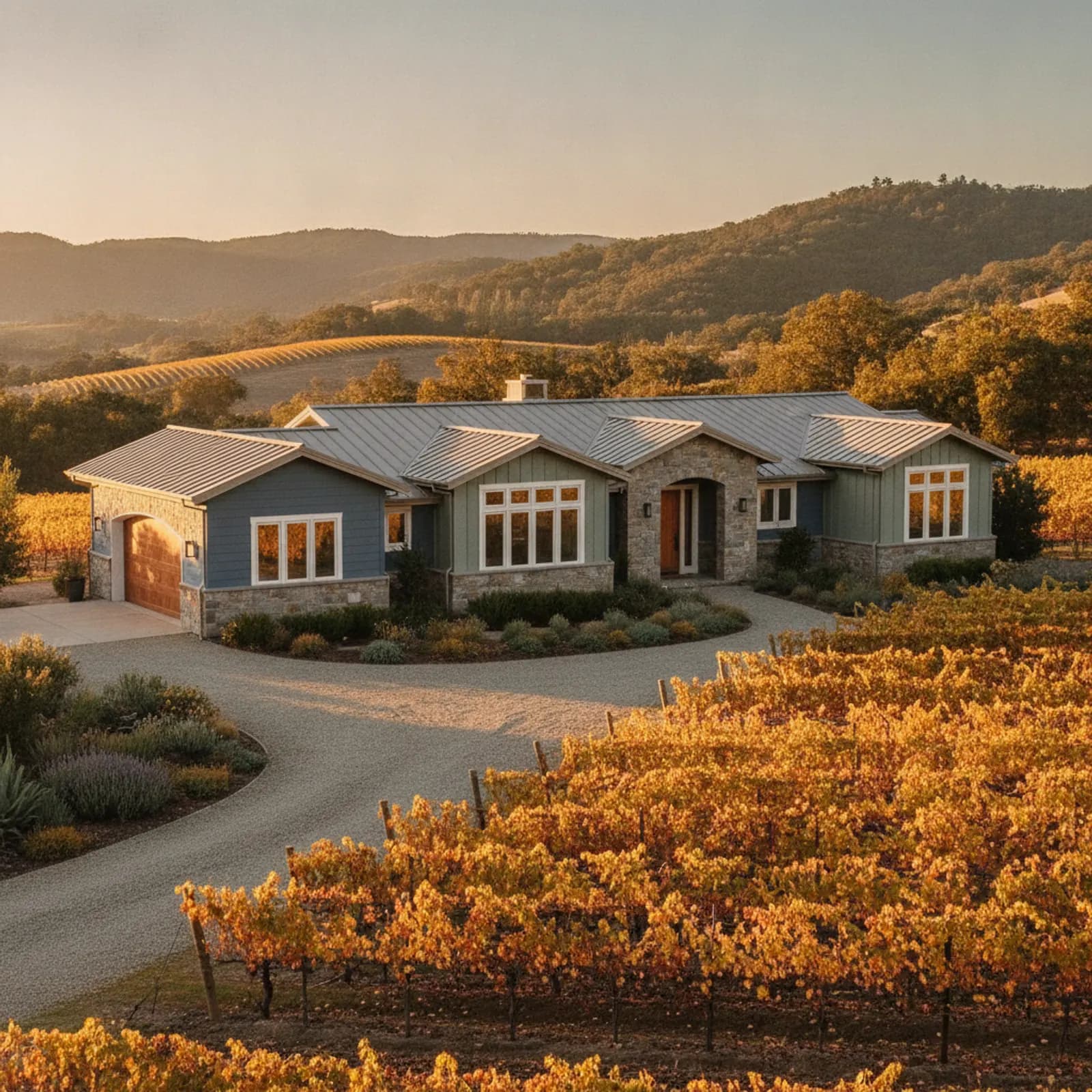Fire-Resistant Siding in Kenwood, CA Fire-Resistant Siding for Sonoma Valley wine-country estates in Kenwood, California