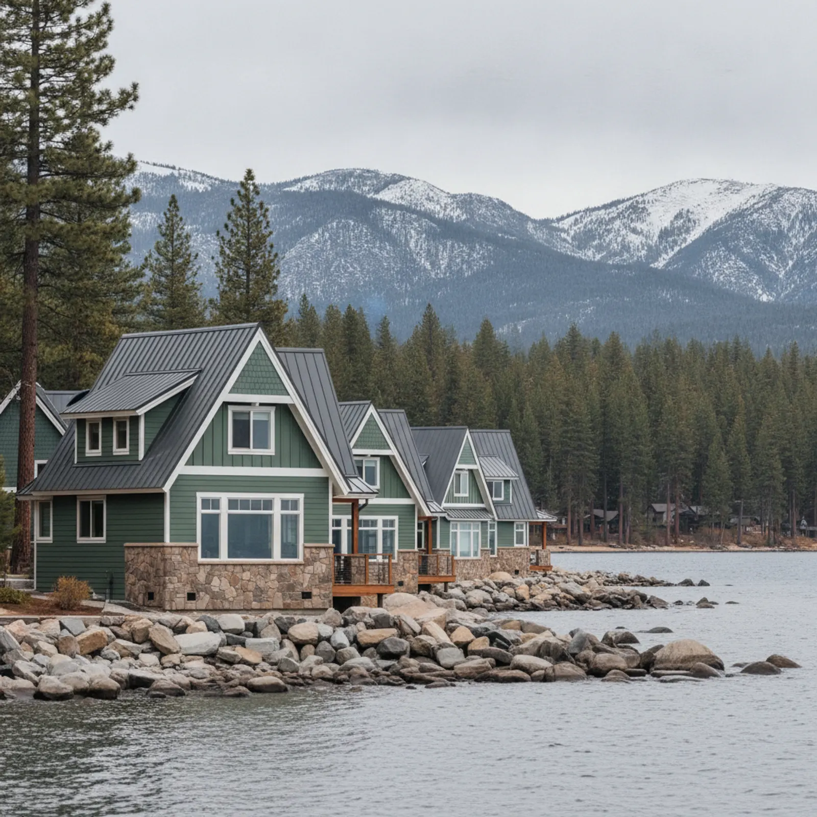 James Hardie Siding in Kings Beach, CA James Hardie Siding for lakeshore A-frame and chalet cabins in Kings Beach, California