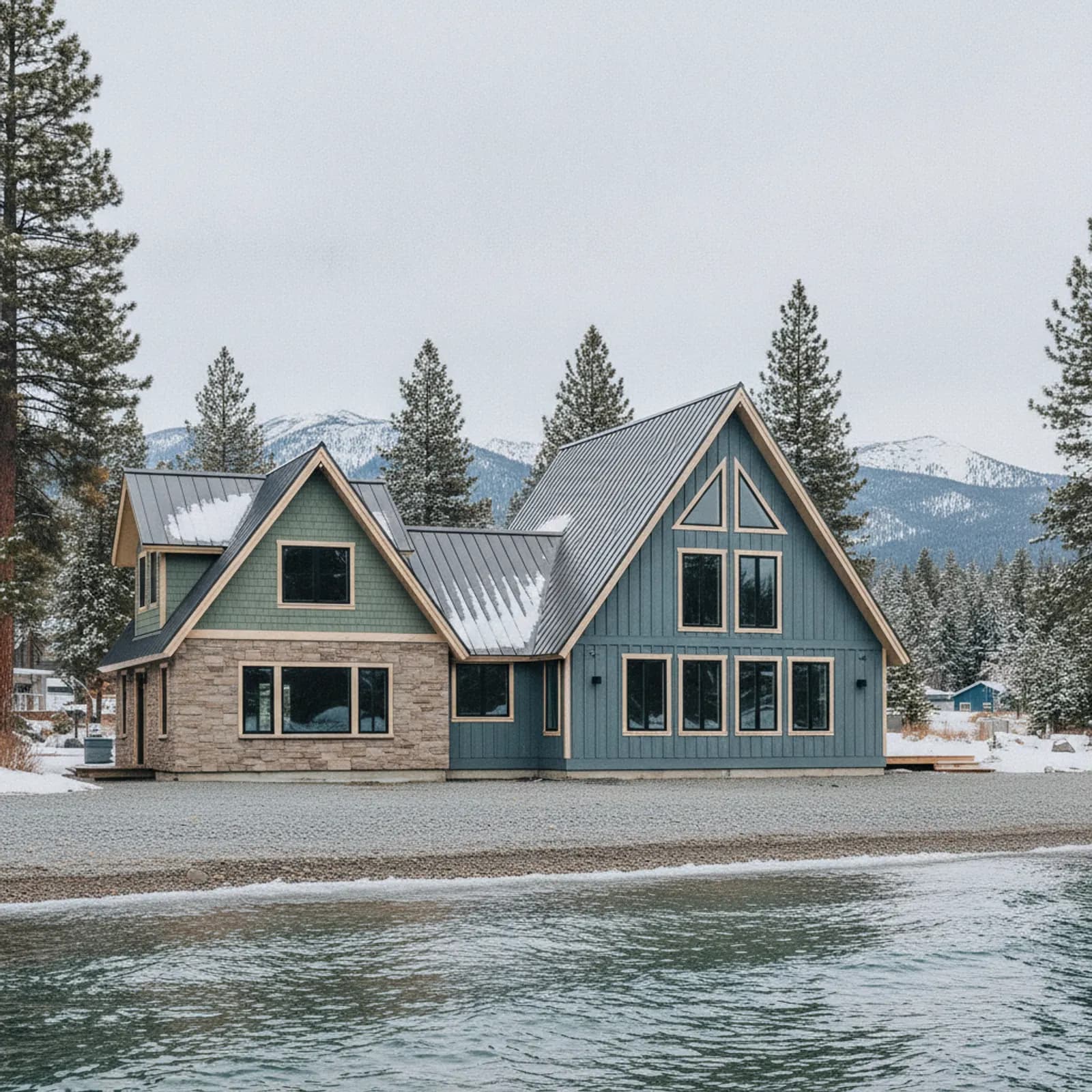 Window Replacement in Kings Beach, CA Window Replacement for lakeshore A-frame and chalet cabins in Kings Beach, California