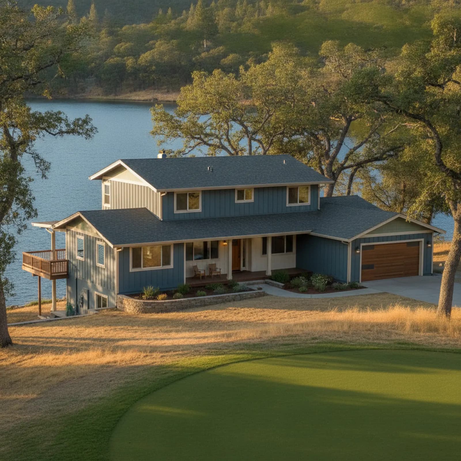 James Hardie Siding in Lake of the Pines, CA James Hardie Siding for 1970s-80s lakefront and golf-course homes in Lake of the Pines, California