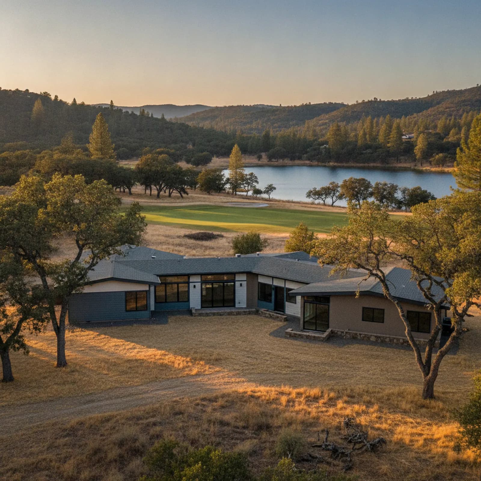 Window Replacement in Lake of the Pines, CA Window Replacement for 1970s-80s lakefront and golf-course homes in Lake of the Pines, California