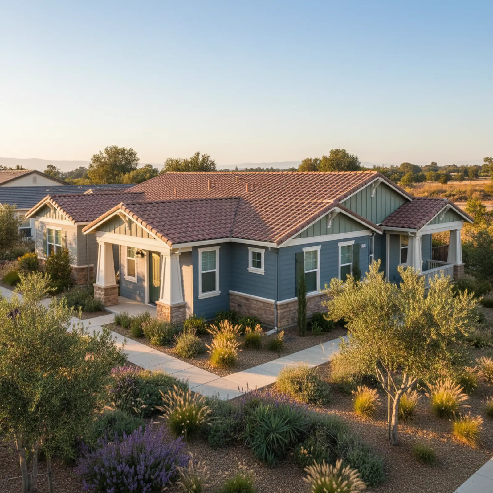 James Hardie Siding in Lincoln, CA James Hardie Siding for Sun City Lincoln Hills active-adult homes in Lincoln, California