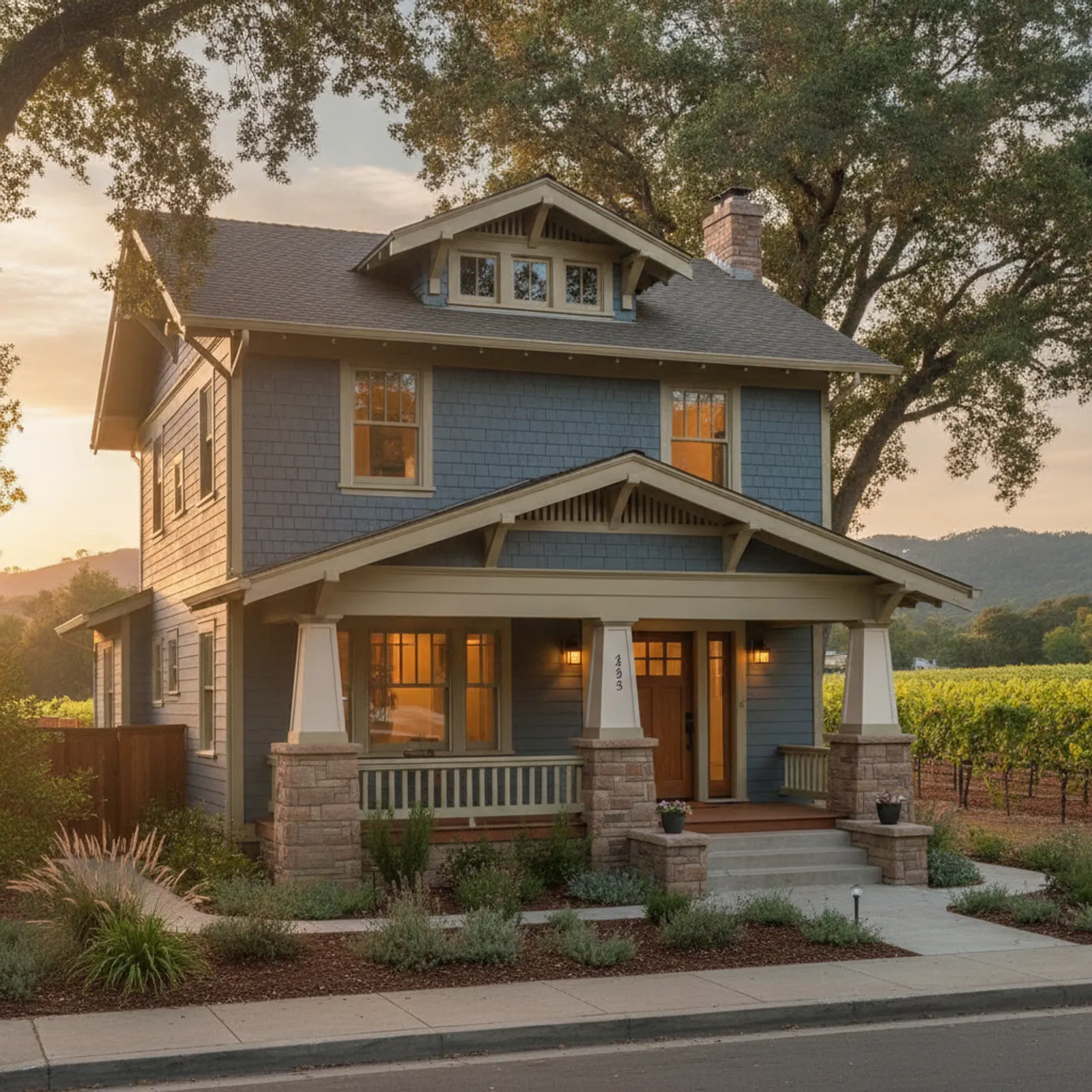 Exterior Contractor in Lodi, CA Exterior Contractor for early-1900s Craftsman and bungalow homes near downtown in Lodi, California