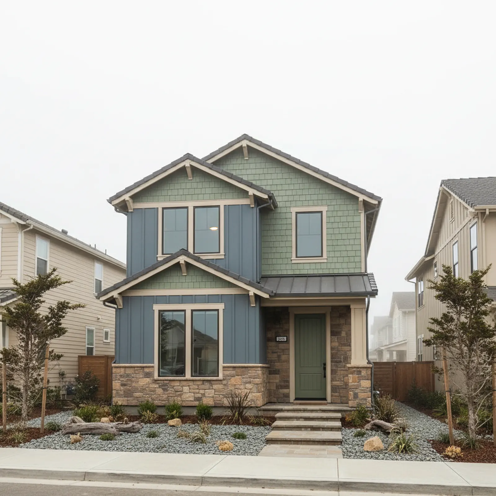 Fire-Resistant Siding in Marina, CA Fire-Resistant Siding for newer master-planned homes in Marina, California