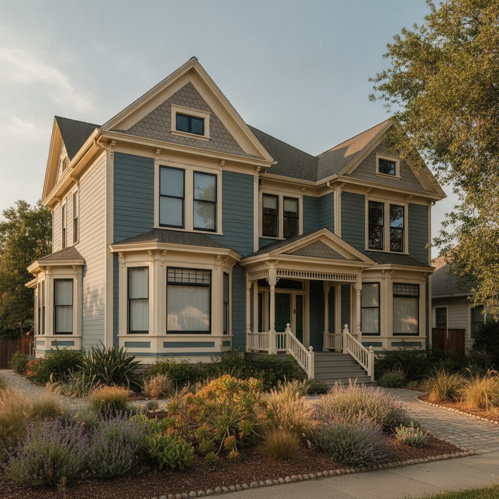 Fiber Cement Siding in Marysville, CA Fiber Cement Siding for Victorian and Queen Anne homes in the historic core in Marysville, California