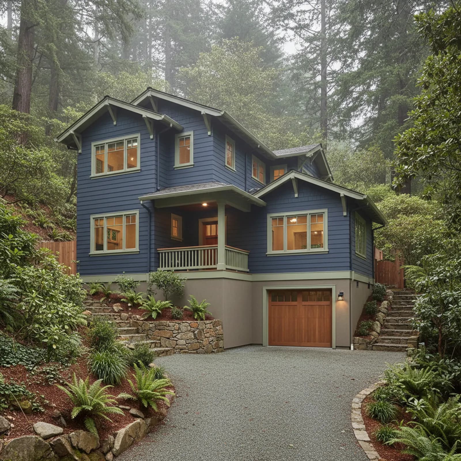 Siding in Mill Valley, CA Siding for wooded hillside custom homes in Mill Valley, California