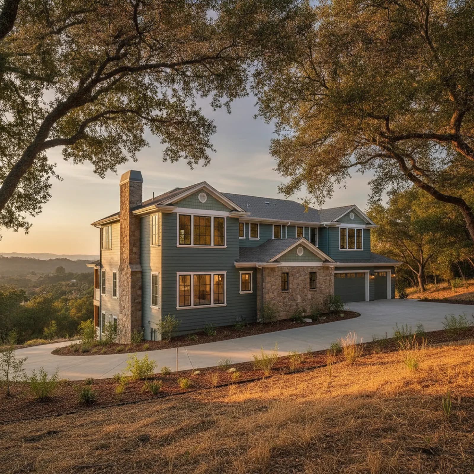 Fiber Cement Siding in Monte Sereno, CA Fiber Cement Siding for large custom estates in Monte Sereno, California