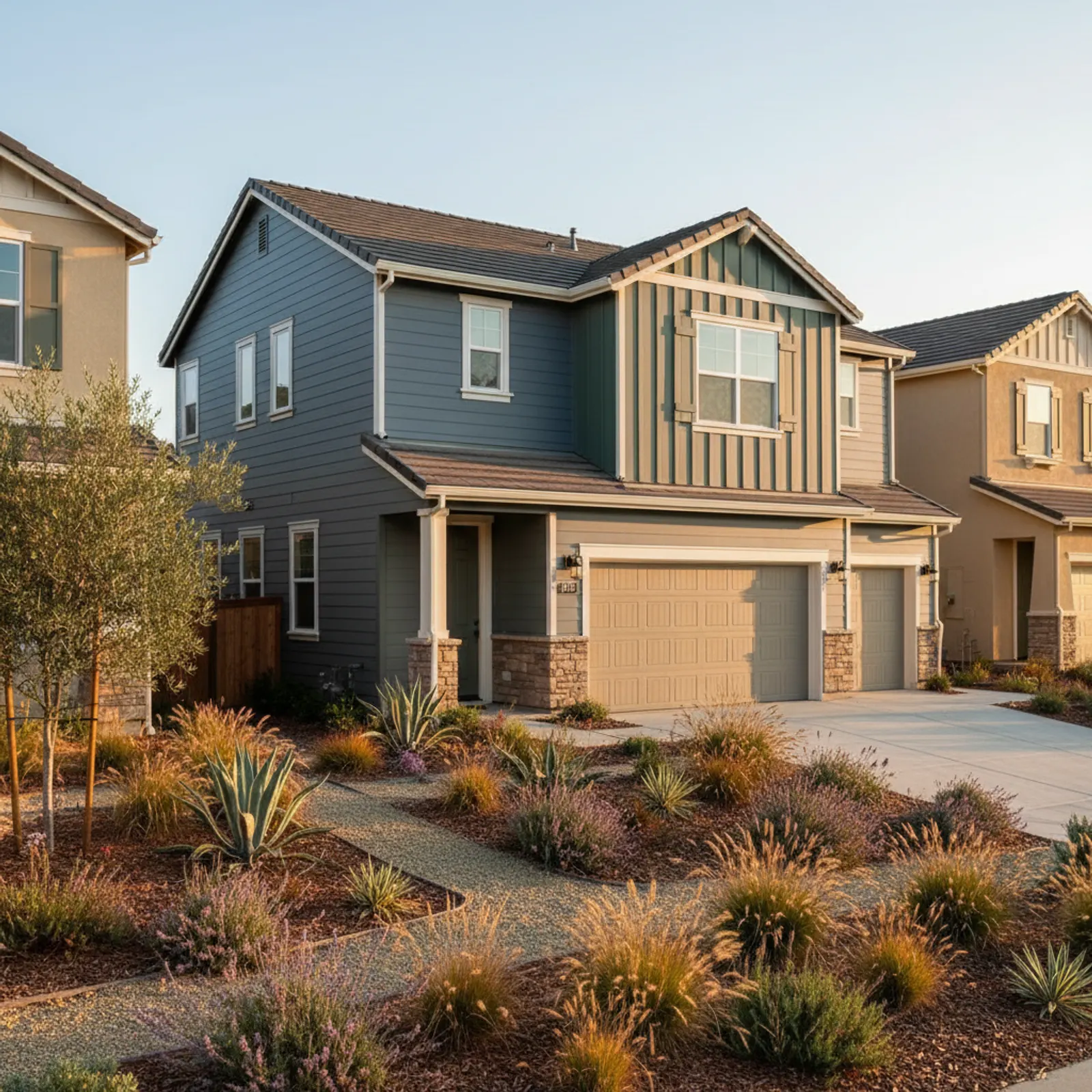 Siding in Morgan Hill, CA Siding for newer master-planned homes in Morgan Hill, California