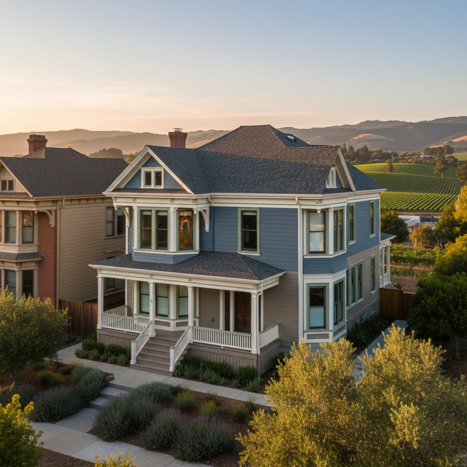 Siding in Napa, CA Siding for historic downtown and Old Town Victorians in Napa, California