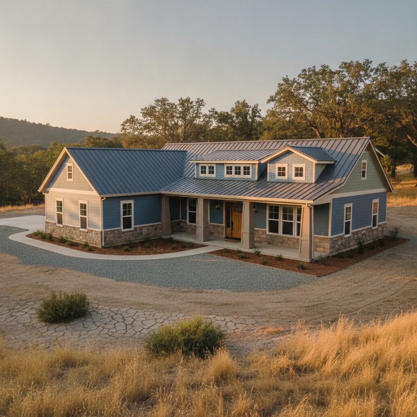 Fire-Resistant Siding in Newcastle, CA Fire-Resistant Siding for rural-estate acreage homes in Newcastle, California