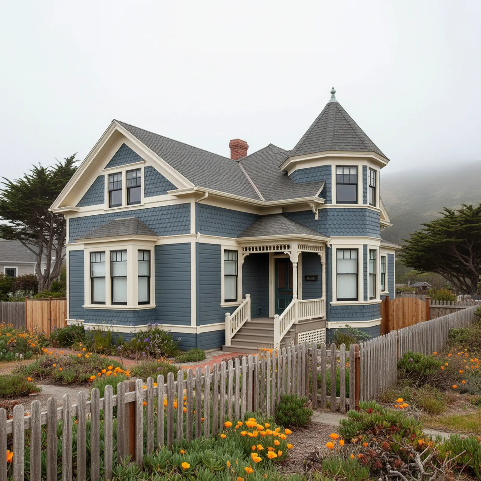 Fiber Cement Siding in Pacific Grove, CA Fiber Cement Siding for historic Victorian cottages in Pacific Grove, California