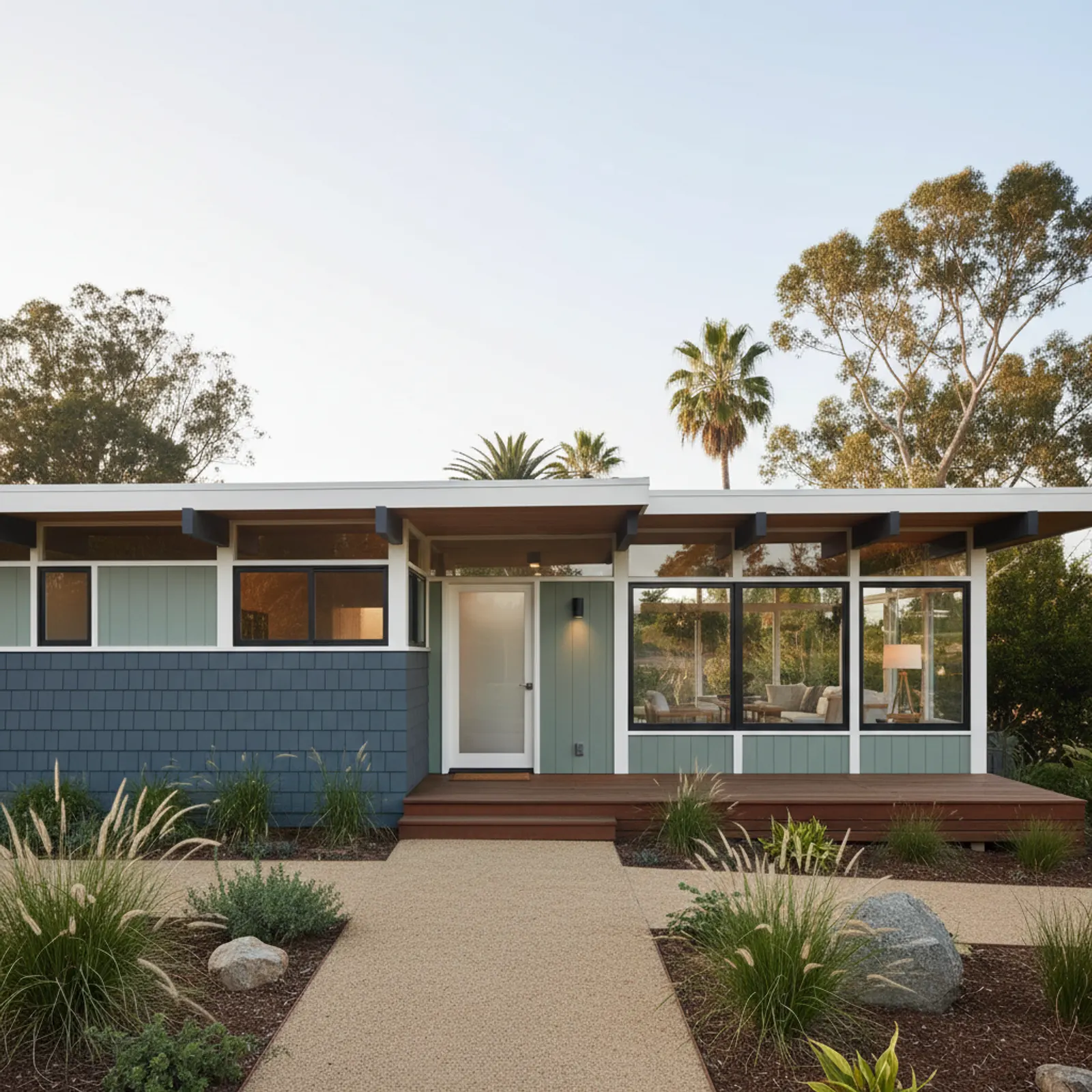 Fiber Cement Siding in Palo Alto, CA Fiber Cement Siding for Eichler mid-century homes in Palo Alto, California