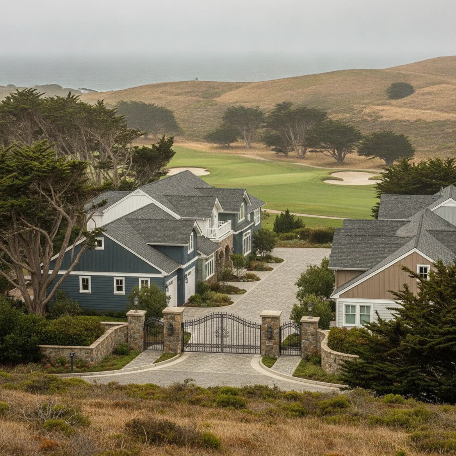 James Hardie Siding in Pebble Beach, CA James Hardie Siding for gated golf-course estates in Pebble Beach, California