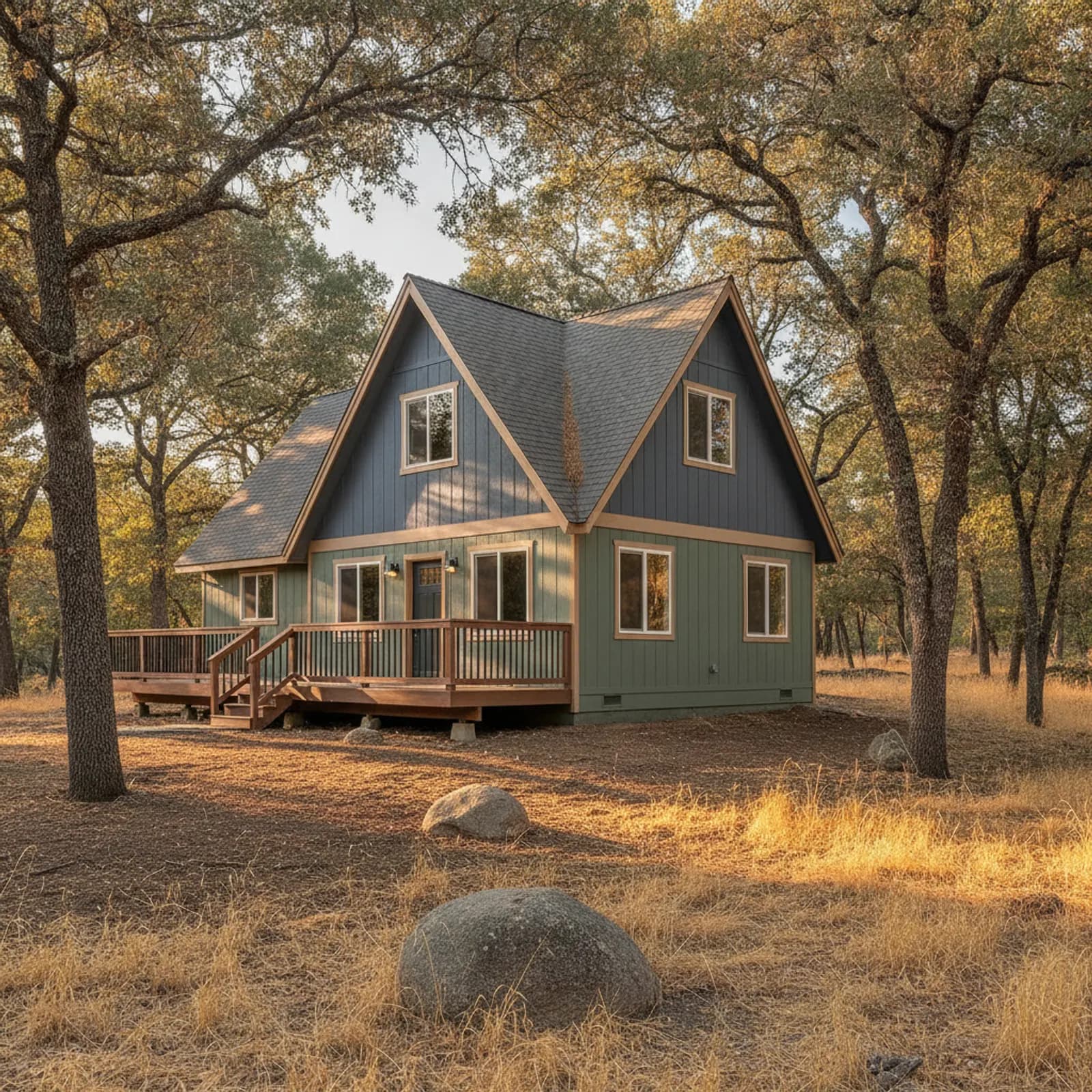Exterior Contractor in Pine Grove, CA Exterior Contractor for forested cabins and A-frames in Pine Grove, California