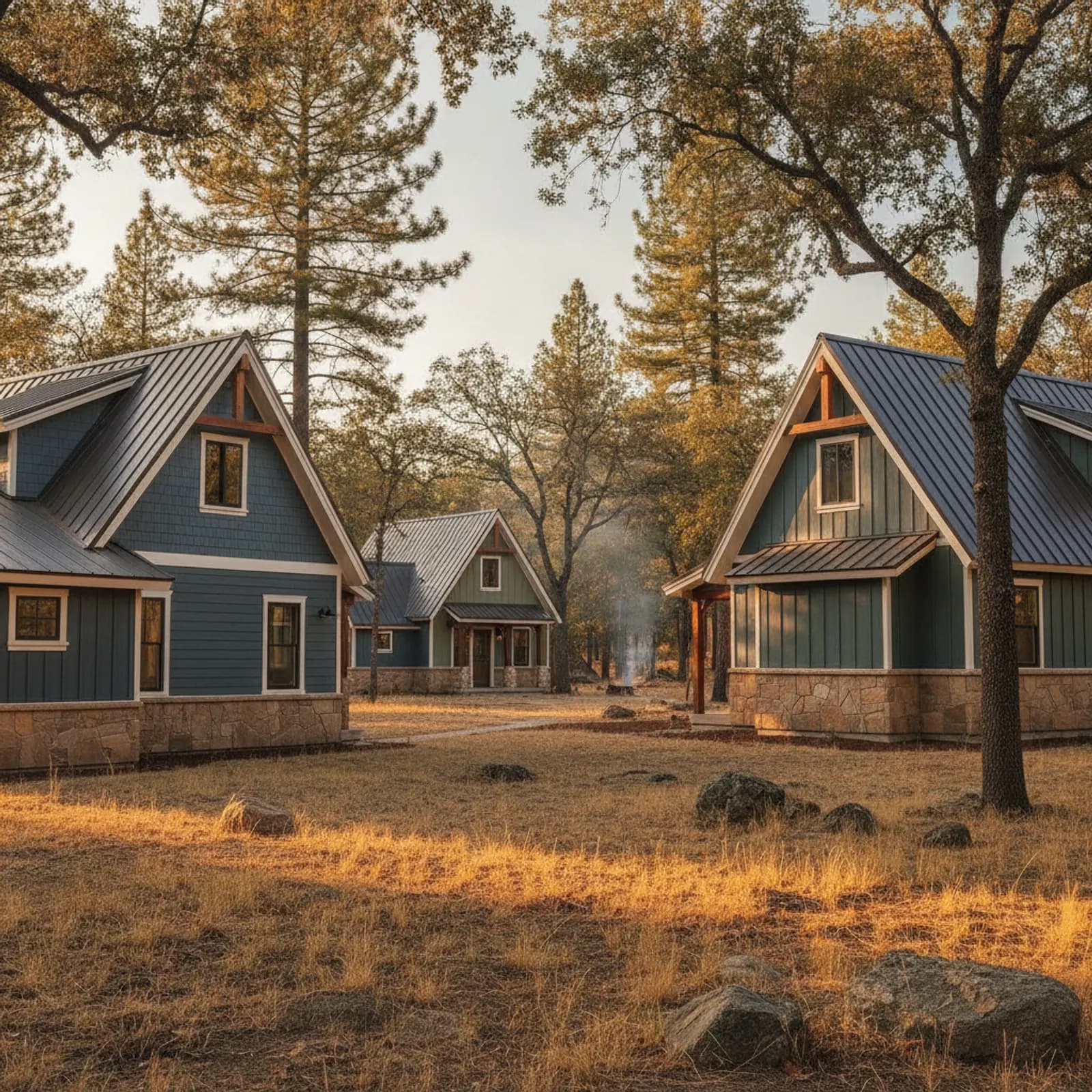 Fire-Resistant Siding in Pine Grove, CA Fire-Resistant Siding for forested cabins and A-frames in Pine Grove, California