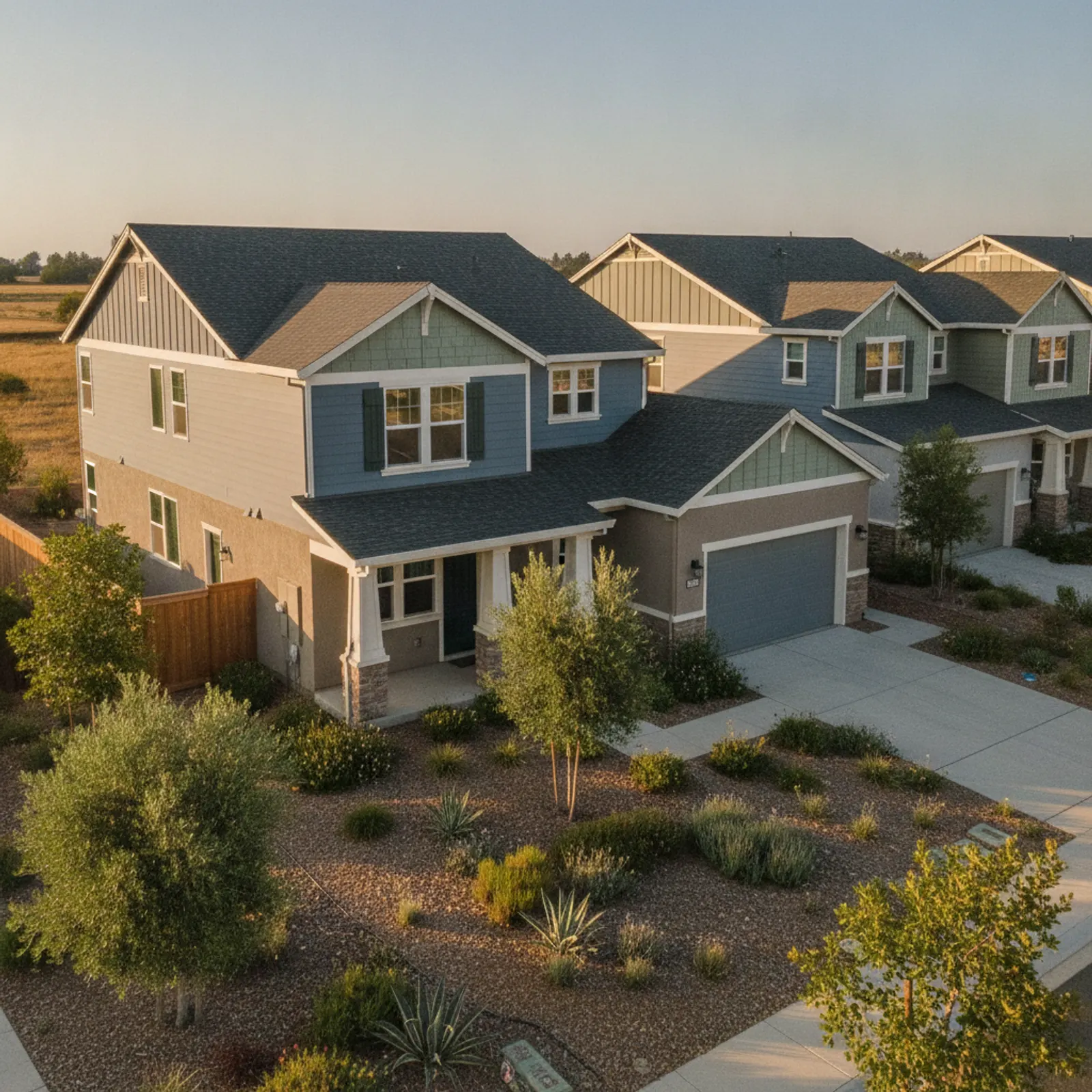 James Hardie Siding in Plumas Lake, CA James Hardie Siding for 2000s-2010s master-planned tract homes in Plumas Lake, California