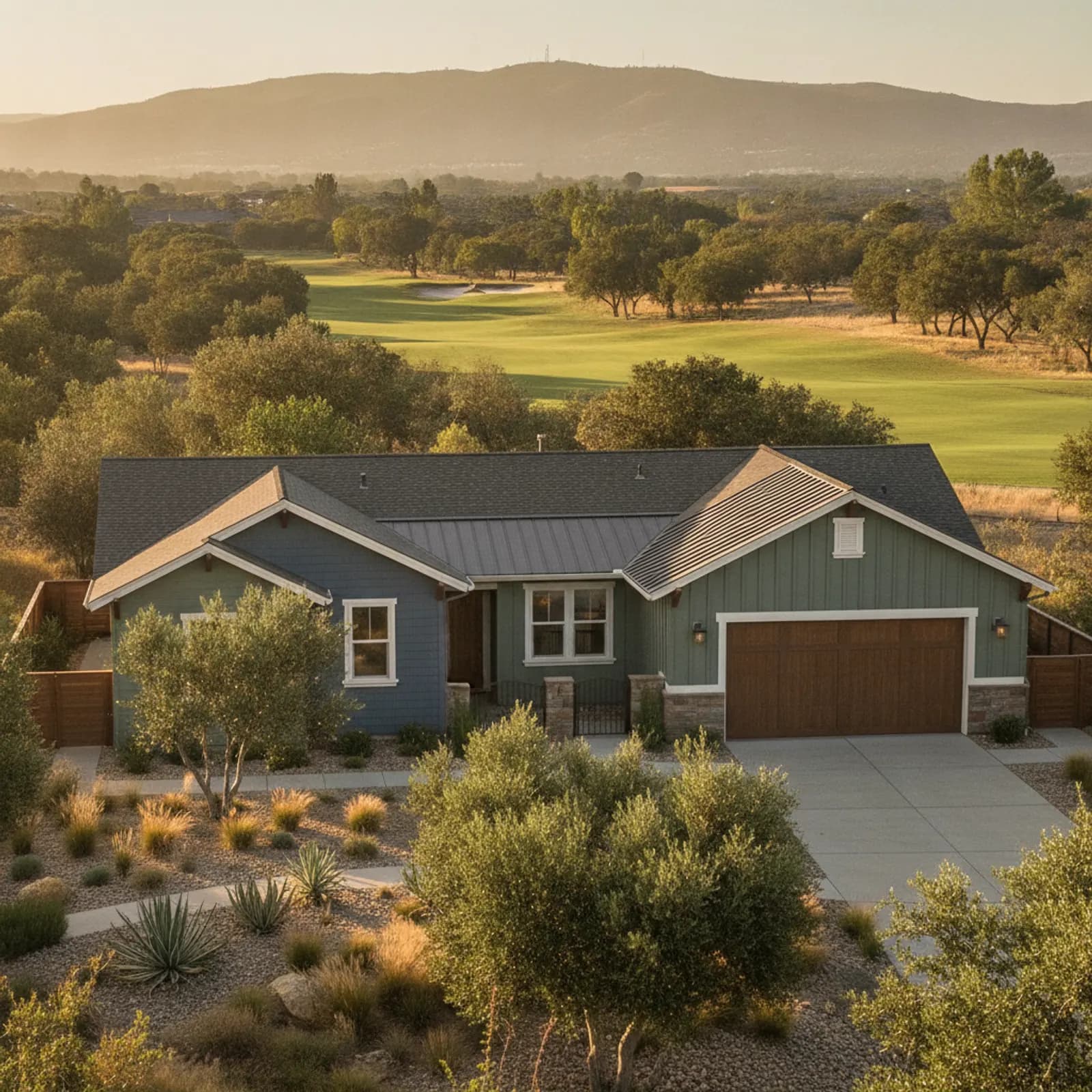 Fire-Resistant Siding in Rancho Murieta, CA Fire-Resistant Siding for gated golf-course custom homes in Rancho Murieta, California