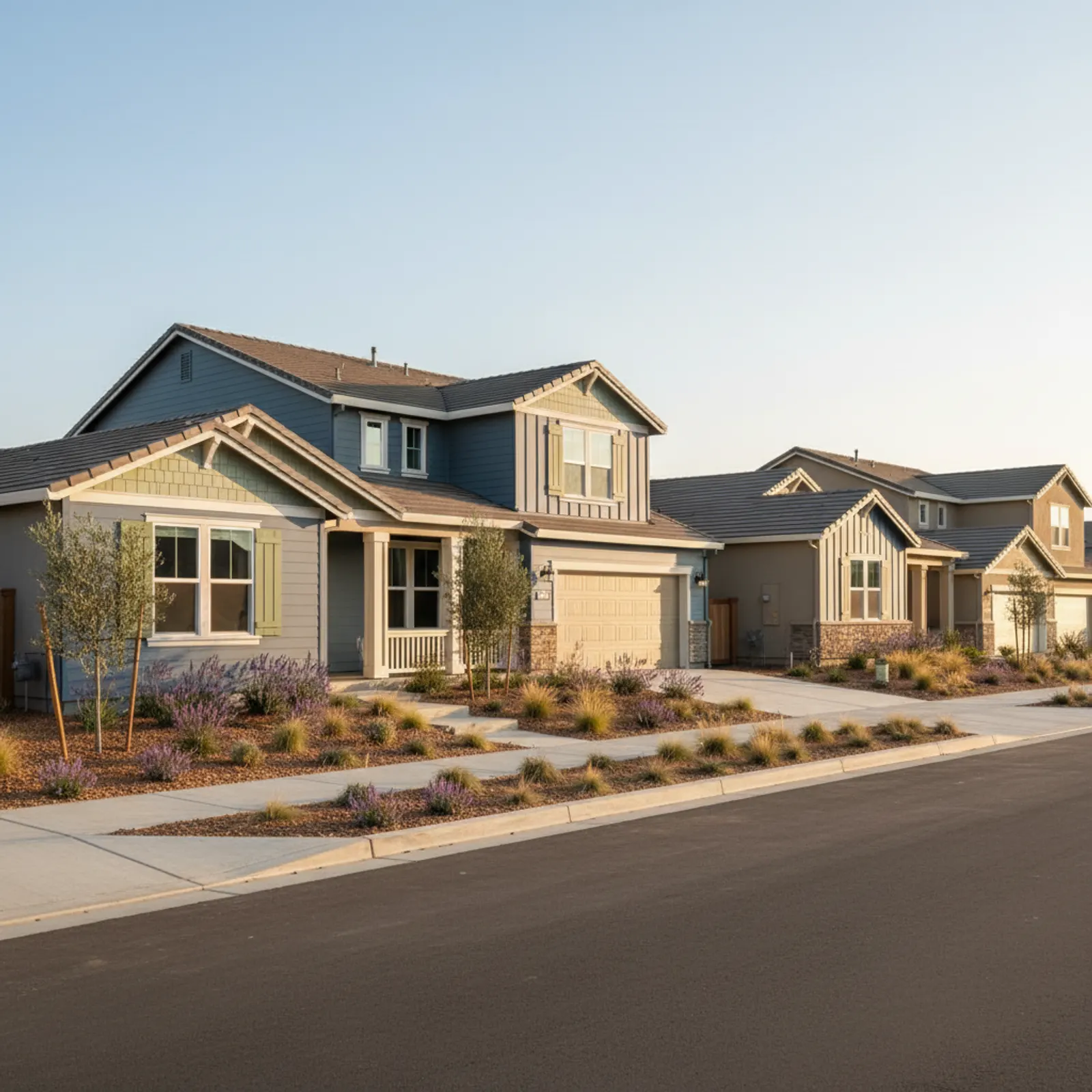 James Hardie Siding in Roseville, CA James Hardie Siding for master-planned tract homes in Roseville, California
