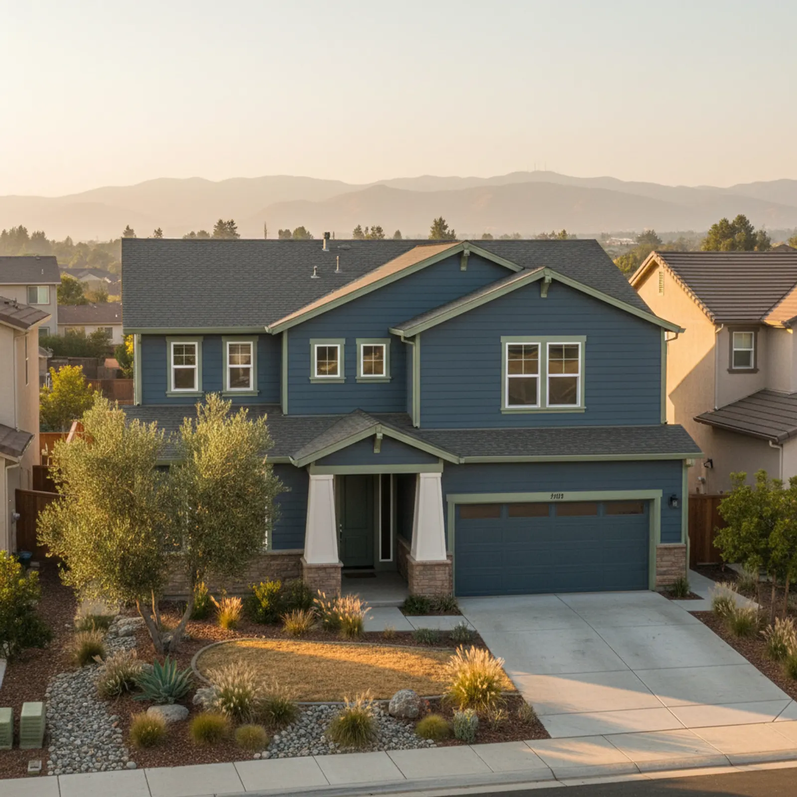 Siding in Roseville, CA Siding for master-planned tract homes in Roseville, California
