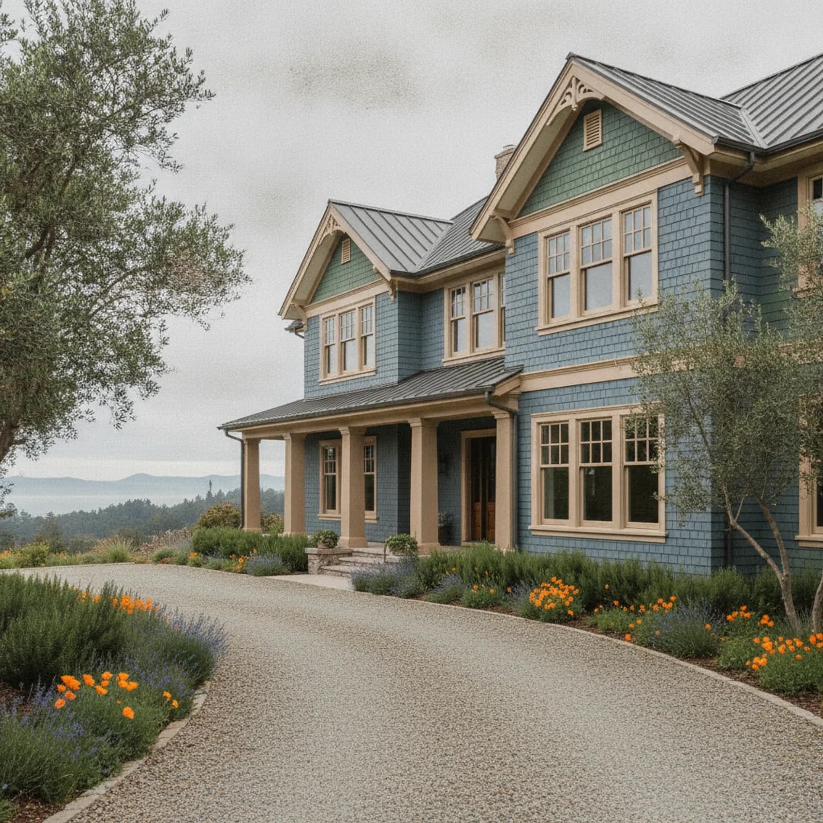Fire-Resistant Siding in Ross, CA Fire-Resistant Siding for grand early-1900s estates in Ross, California