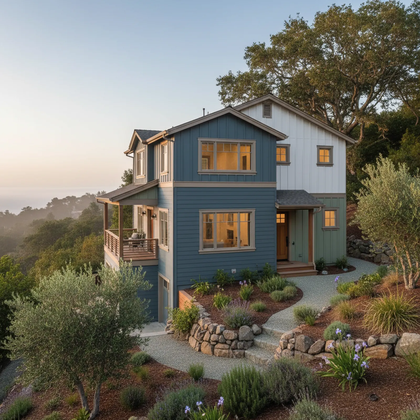 James Hardie Siding in San Anselmo, CA James Hardie Siding for Ross Valley hillside homes in San Anselmo, California