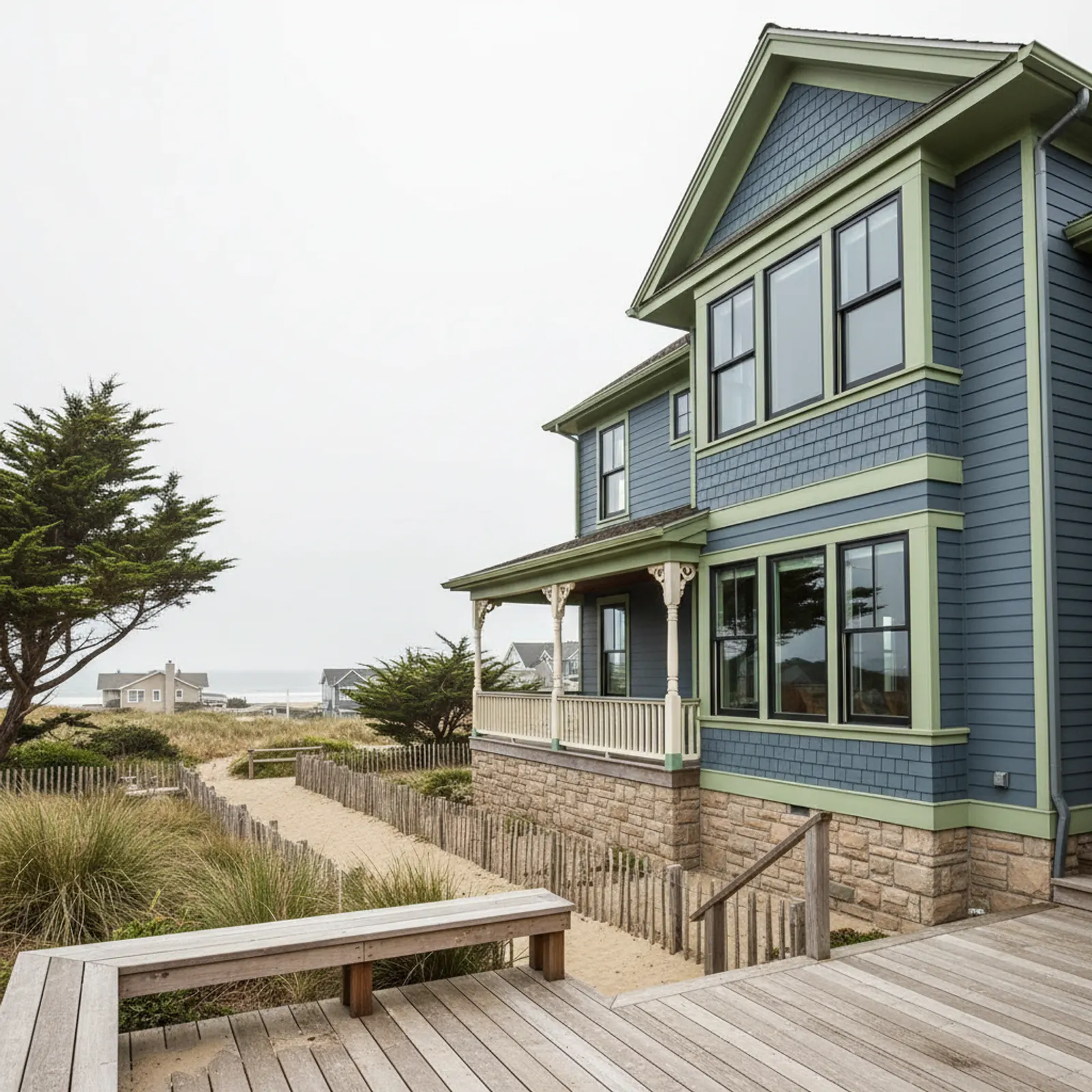 Window Replacement in Santa Cruz, CA Window Replacement for coastal Victorian and beach homes in Santa Cruz, California