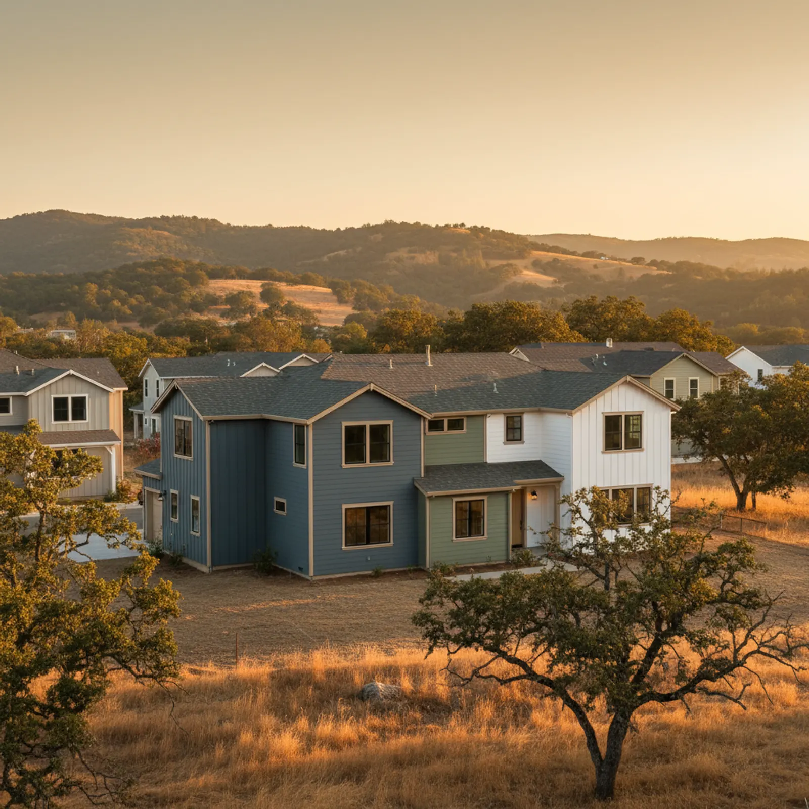 Fiber Cement Siding in Saratoga, CA Fiber Cement Siding for premium foothill estates in Saratoga, California