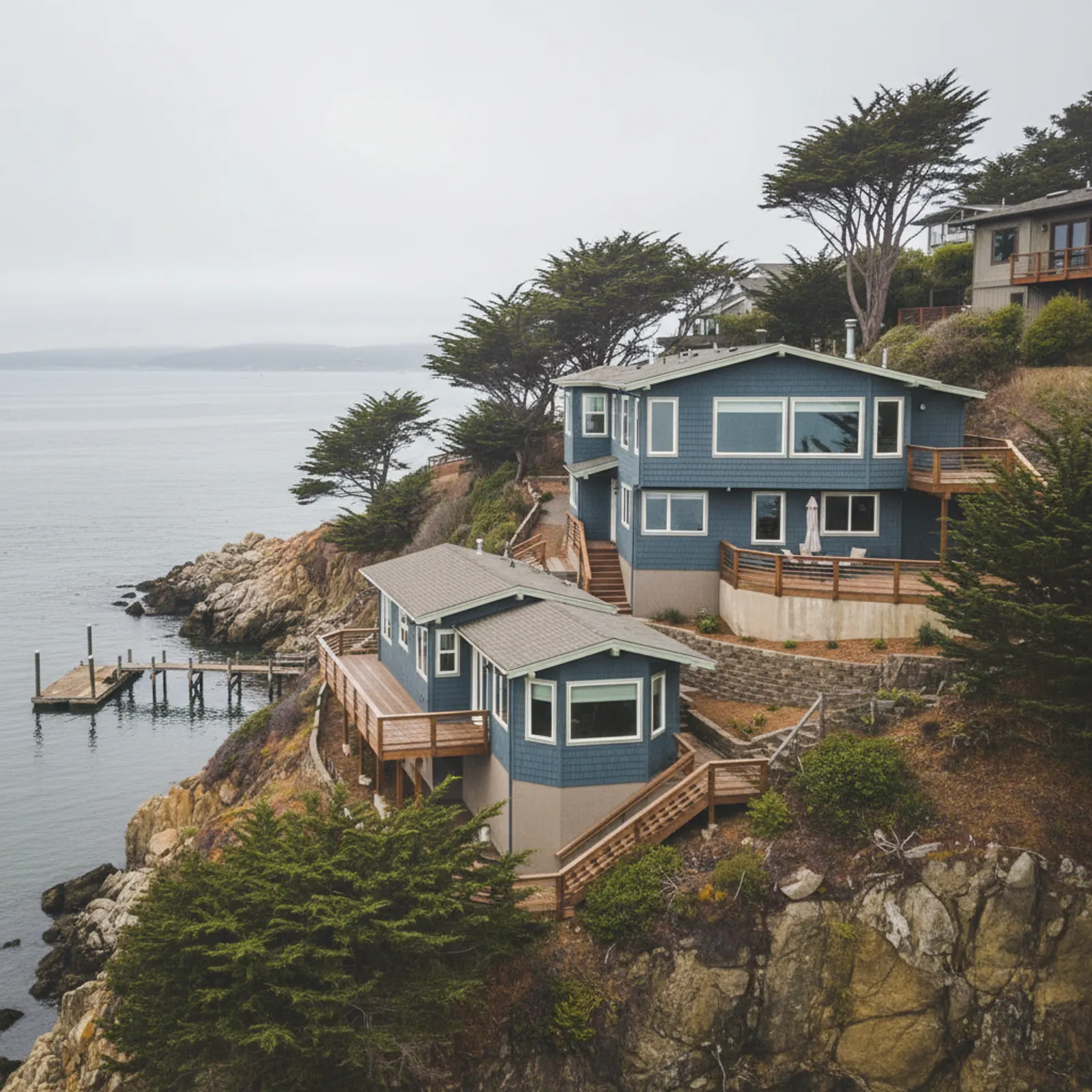 Exterior Contractor in Sausalito, CA Exterior Contractor for hillside and waterfront homes in Sausalito, California