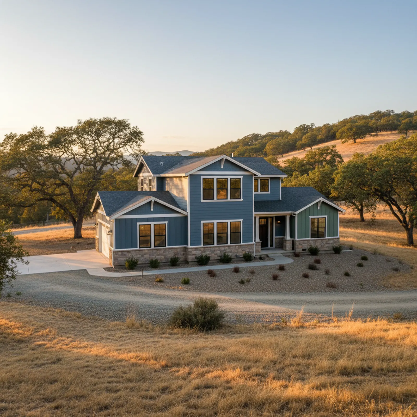 Fiber Cement Siding in Shingle Springs, CA Fiber Cement Siding for rural foothill acreage homes in Shingle Springs, California