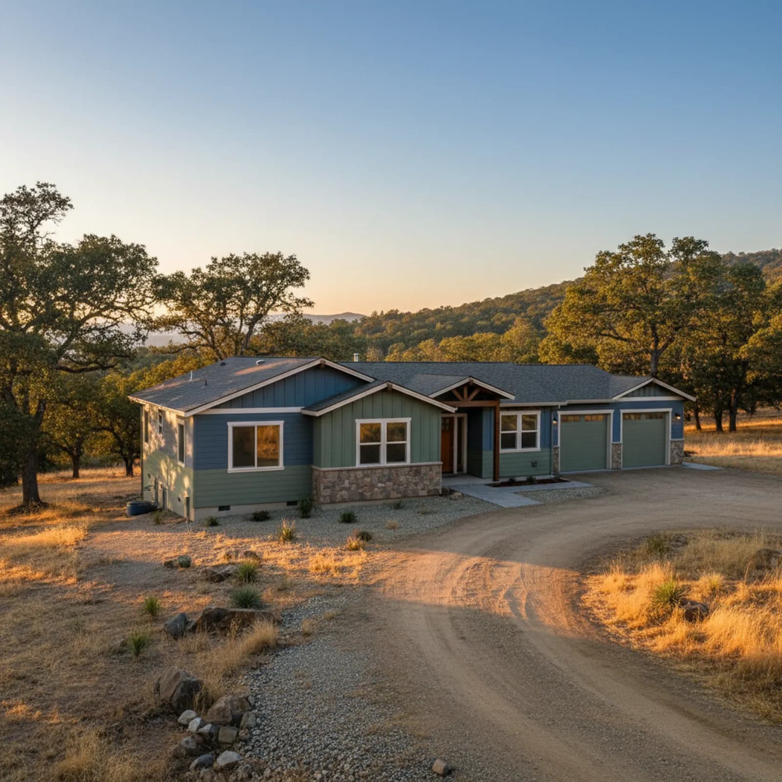 Fire-Resistant Siding in Shingle Springs, CA Fire-Resistant Siding for rural foothill acreage homes in Shingle Springs, California