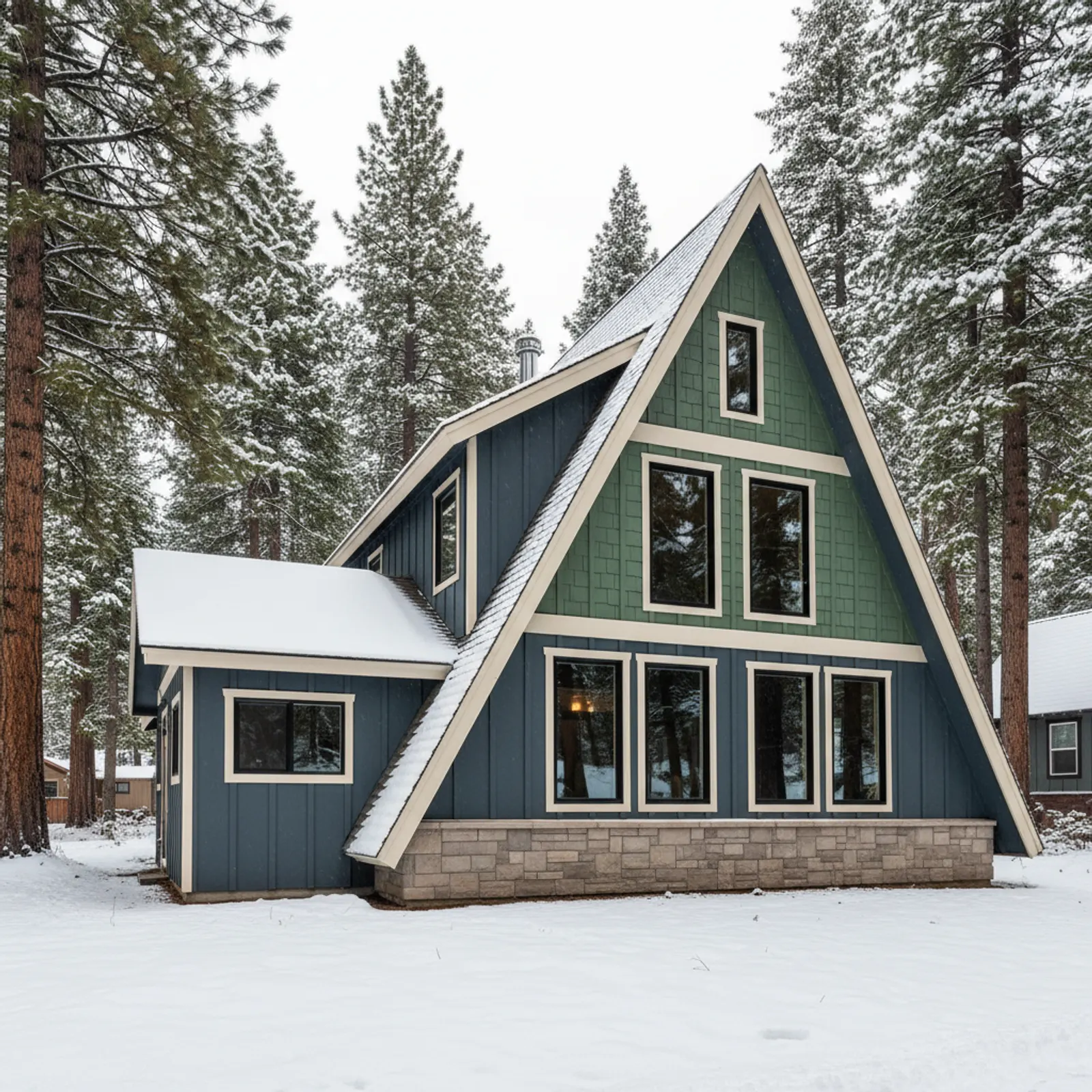Exterior Contractor in South Lake Tahoe, CA Exterior Contractor for older Tahoe cabins and A-frames in South Lake Tahoe, California