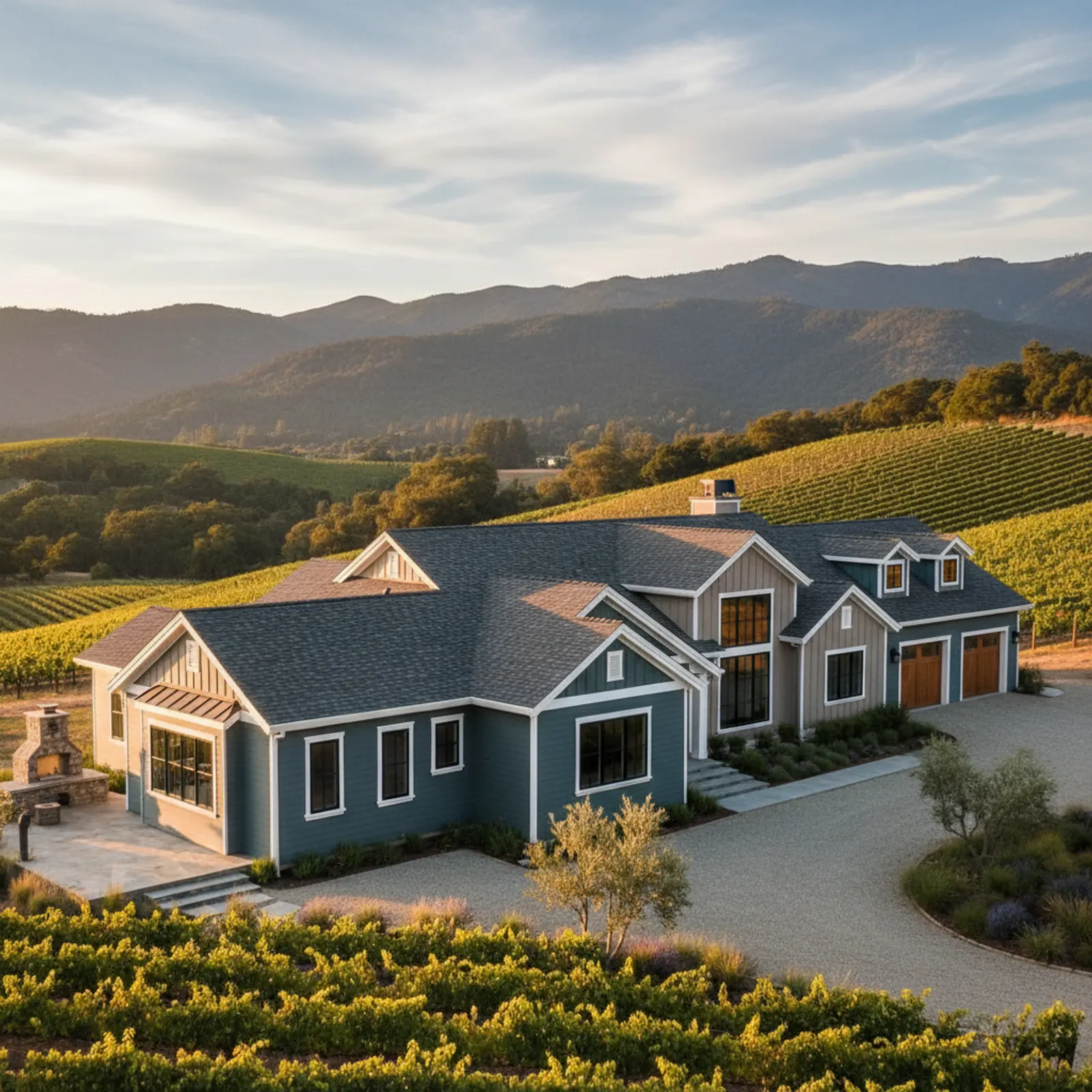 Fiber Cement Siding in St. Helena, CA Fiber Cement Siding for premium estates in St. Helena, California